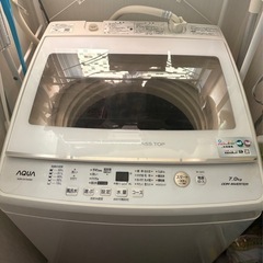 アクア全自動洗濯機の画像