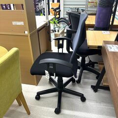 店頭引き渡し 中古 オフィスチェア 椅子 イス 家具 ブラック の画像