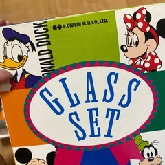 新品未使用 ディズニー グラスセットの画像