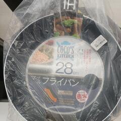 【ドリーム尾浜店】マーブルふらいぱん28cm　GY　※新品フライパンになります　 高さ(H)--cm× 幅(W)--cm× 奥行(D)--cmの画像