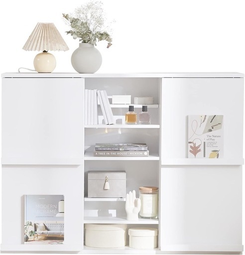 【新品未使用】LOWYA ホワイト 棚 カラーボックス