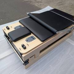 【250903001】ピラティスマシン折りたたみ式　幅約232㎝　奥行約62.5㎝【引取限定】の画像