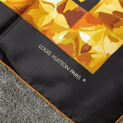 LOUIS VUITTON　スカーフ　約90cm　ルイヴィトン　美品の画像