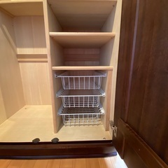 ワードローブキャビネット　取りに来てくれる方　差し上げますの画像
