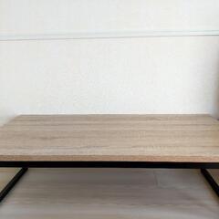 ☕9月土日引渡限定⭕テーブル⭕白色/北欧調⭐木目調/ロータイプ⭐カフェテーブル⭐ホワイトウッド⭐美品の画像