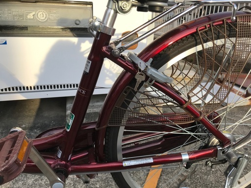 ⭐︎ドリーム2号館⭐︎中古自転車 Marushi/24インチ/ワインレッド