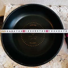 KITCHEN CHEF フライパン 2点セット 取っ手中古品・取外し可能 レッド ブラックの画像