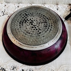 KITCHEN CHEF フライパン 2点セット 取っ手中古品・取外し可能 レッド ブラックの画像