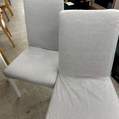 ★リユースのサカイ高崎店★TJ12723 イケア ４人掛けダイニングセット 白 H74.5×D80×W130.0-190.0 クリーニング済みの画像
