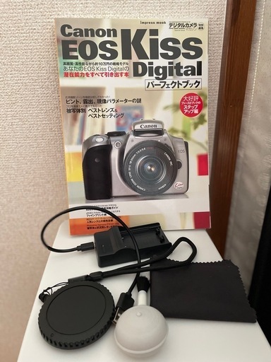 【取引中】スマホに送れる一眼レフWiFi機能　キャノン EOS Kiss Nセット