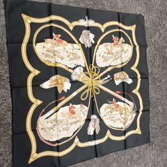 エルメス　カレ　90cm　 馬　Hermèsの画像
