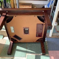 【リサイクルサービス八光】幅85㎝　北海道民芸家具　クラレインテリア　座卓こたつの画像