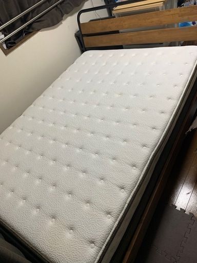 ニトリ ダブルベッド２段マットレス&フレーム