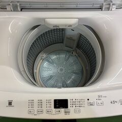 【愛品館八千代店】Haier　ハイアール　2024年製　4.5㎏全自動洗濯機　JW-U45MKの画像