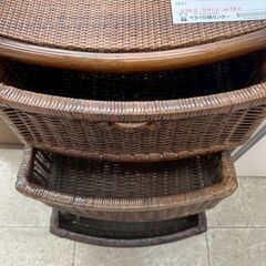 ★リユースのサカイ高崎店★TJ12728  籠ラック 茶 H88×D41×W58 クリーニング済みの画像
