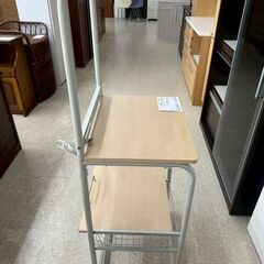 ★リユースのサカイ高崎店★TJ12729 不二貿易 レンジラック クリーム H137.3×D41×W51.5 クリーニング済みの画像