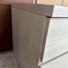 ★リユースのサカイ高崎店★TJ12730  チェスト クリーム H147.5×D41.5×W119 クリーニング済みの画像