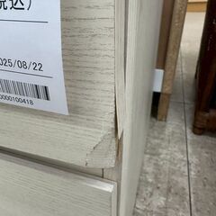 ★リユースのサカイ高崎店★TJ12730  チェスト クリーム H147.5×D41.5×W119 クリーニング済みの画像