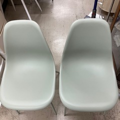 I 2509-041 円形ダイニングテーブル&イス2脚セット※バラ売り不可　中古　　キズ汚れあり　の画像