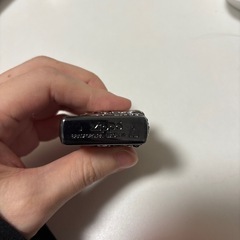 ZIPPO 骸骨、ドクロ、黒、チタンの画像