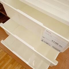 【リユースのサカイ八街店】★ジモティ割あり★ プラチェスト　衣類収納　ホワイト　クリーニング済　YJ7684の画像
