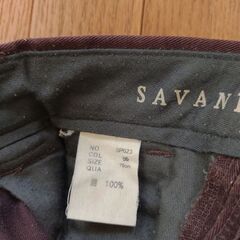 SAVANE ダークブラウンチノパンの画像