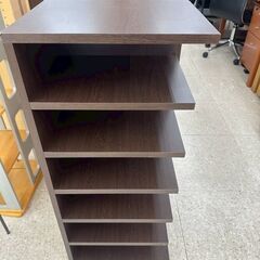 ★リユースのサカイ高崎店★TJ12734  シューズボックス ダークブラウン H90×D40×W90 クリーニング済みの画像