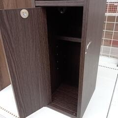 【リユースのサカイ八街店】★ジモティ割あり★ トイレ収納　収納棚　ダークブラウン　クリーニング済　YJ7685の画像