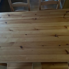 ※取引中【9/28まで】IKEA ダイニングテーブル チェアセットの画像