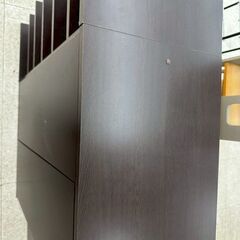 ★リユースのサカイ高崎店★TJ12734  シューズボックス ダークブラウン H90×D40×W90 クリーニング済みの画像