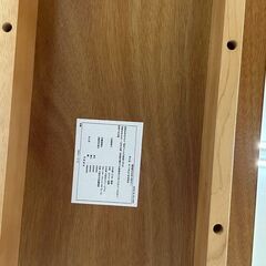★リユースのサカイ高崎店★TJ12736 (株)タンスのゲン テーブル ライトブラウン H42.5×D36×W100 クリーニング済みの画像