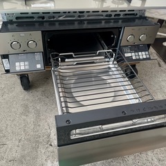 【武蔵小山店】 25年製 ノーリツ NORITZ ビルトイン ガス台 3口 ガスコンロ グリル 両面焼き 無水 新品 未使用 n3wu6pwap2ste 75cm キッチン 台所 家電 調理台 交換用 built-in range stand kitchen appliance N3WU6PWAP2STEの画像