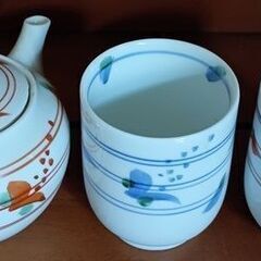 急須&湯呑み茶碗の画像