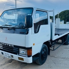 三菱キャンター　積載車　車検令和8年8月の画像