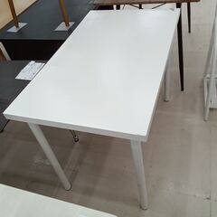 リユースのサカイ栃木店★ジモティ割あり★  テーブル ホワイト W100×D60×H74 クリーニング済み TC10521の画像