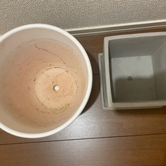 植木鉢 プランター おしゃれ 受け皿付き　2つセット の画像