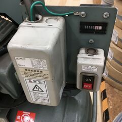 【中古】　【店頭引取限定】　HITACHI エアーコンプレッサー ベビコン 2.2P-9.5VP6 60Hz専用 三相200V 2.2kWの画像