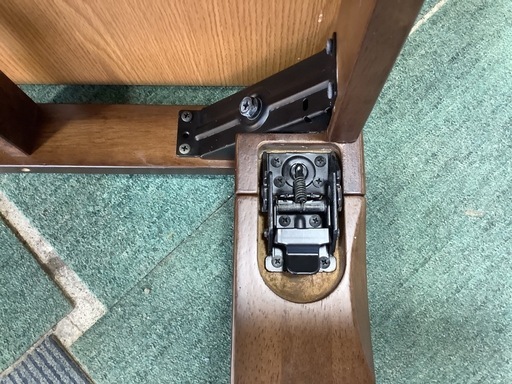 リサイクルサービス八光】幅120㎝ 折りたたみ式 家具調こたつ