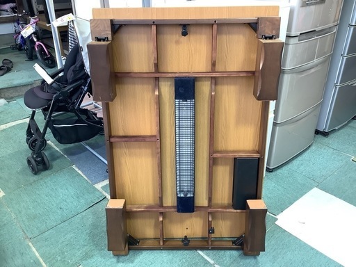 リサイクルサービス八光】幅120㎝ 折りたたみ式 家具調こたつ