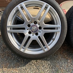 ベンツ用AMGアルミホイールタイヤ付の画像