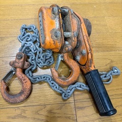 VITAL工業製ナイスレバー 1t-レバーブロック  チェーンブロック現状渡し(中古 完動品-チェック済み)の画像