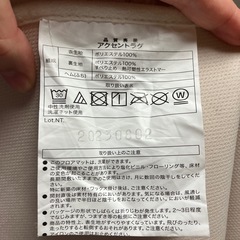 ニトリ　アクセントラグ　雲の画像