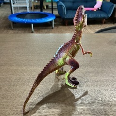 恐竜🦖 おもちゃ フィギュア ジュラシックパーク ティラノサウルス 美品 赤 黄緑 茶色の画像