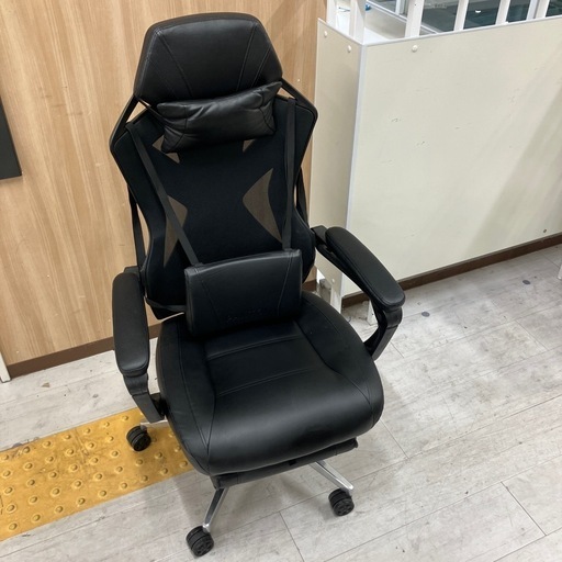 ゲーミングチェア　PAXTON 背面キズ有　ブラック　【トレファク堺福田店】