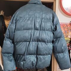ダークグリーン 中綿コート160cmの画像