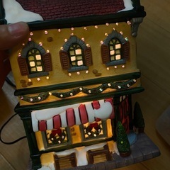 光る　クリスマス オブジェ キャンドル付き の画像