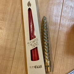 光る　クリスマス オブジェ キャンドル付き の画像