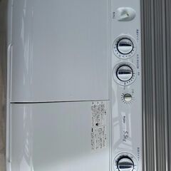 ★洗濯機★美品二槽式洗濯機中古品、【HAIERハイアール 二槽式洗濯機 5.5kg 2018年制JW-W55E】の画像