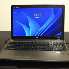 hp定番Corei5最新Windows11メモリ8GB高速SSD240GBWifi接続可能の画像