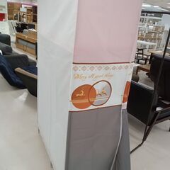 リユースのサカイ栃木店★ジモティ割あり★  ハンガーラック シルバー（カバー：ピンク） W103×D43.5×H170 クリーニング済み TC10529の画像